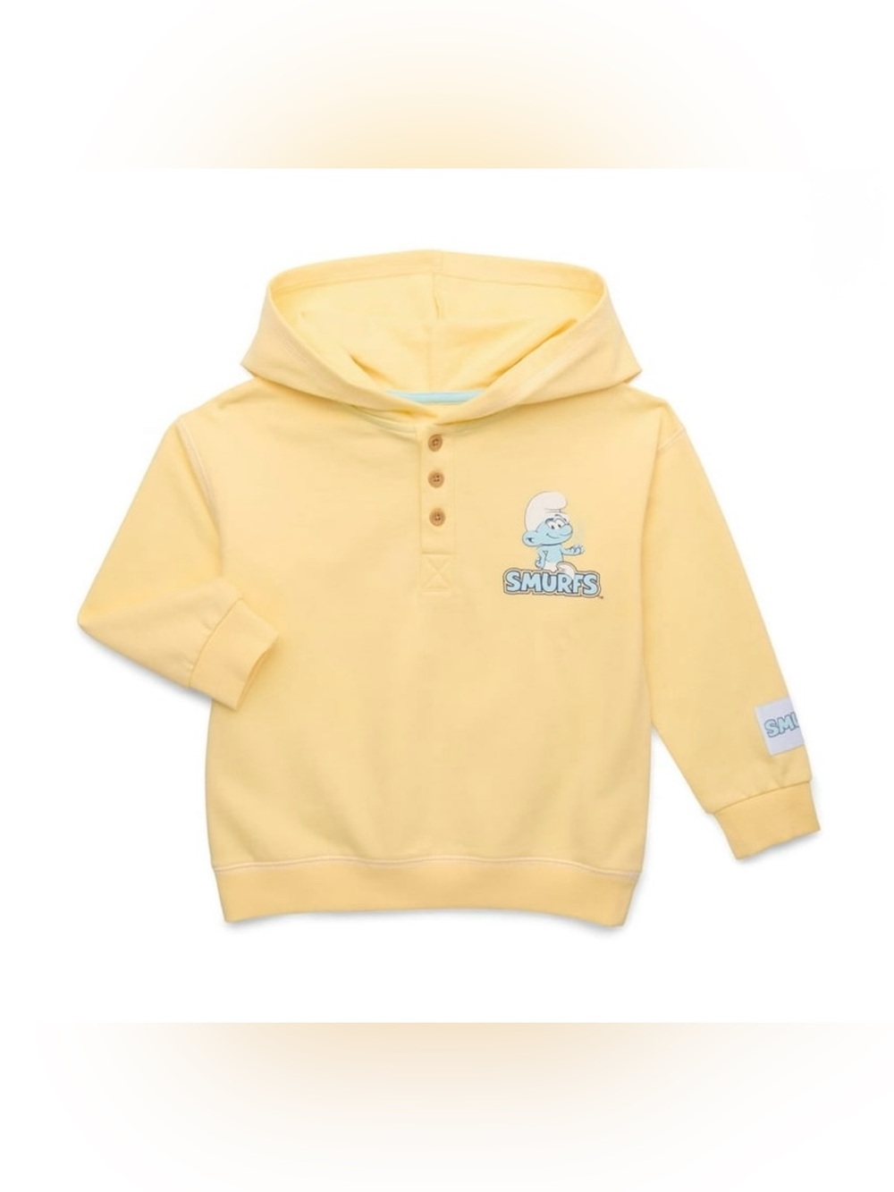 Smurfs Toddler Boys Pullover Hoodie with Front and Back Graphics - NWT - Size 2T
